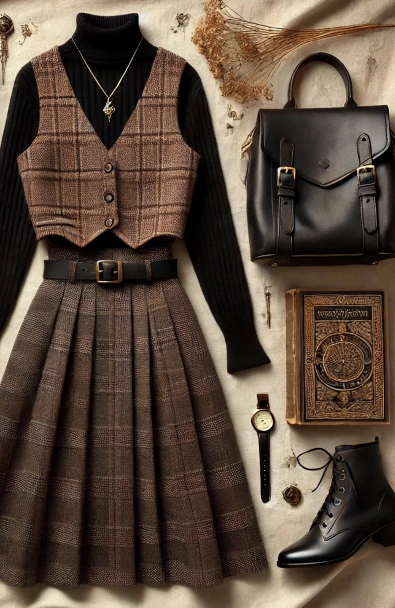Dark academia Curated clothing Style Box for Sustainability, styled by a 30 year designer, dark academia decor scholastic academia
~ Women’s Size MEDIUM