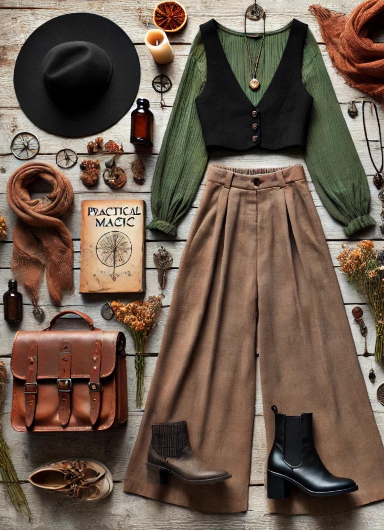 Fall Witchcore Thrifted Clothing Bundle Cottage Witch Autumn Outfit Set Boho Dark Academia Vintage Inspired Wardrobe Curated Ethical
~ Women’s Size LARGE