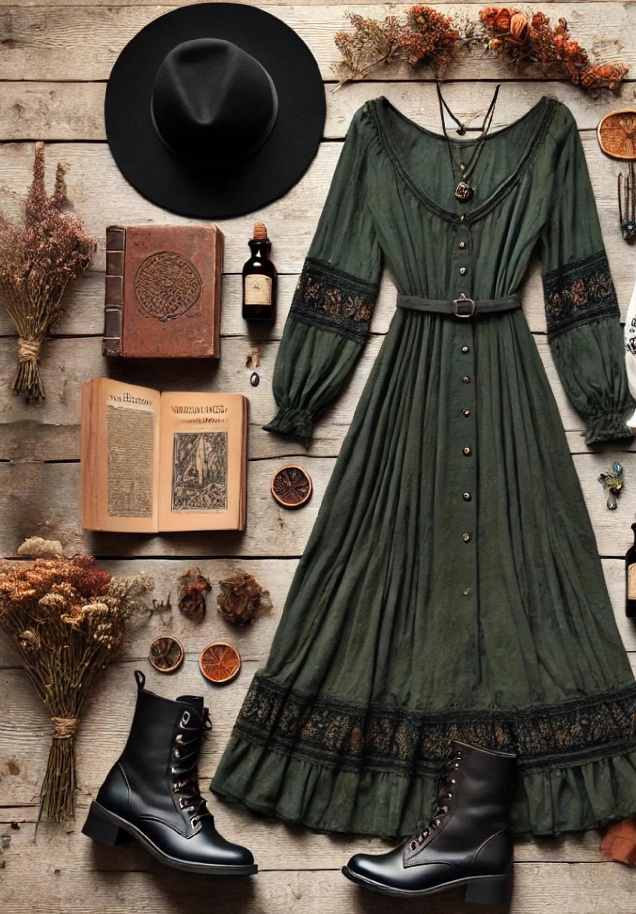 Fall Witchcore Thrifted Clothing Bundle Cottage Witch Autumn Outfit Set Boho Dark Academia Vintage Inspired Wardrobe Curated Ethical
~ Women’s Size LARGE