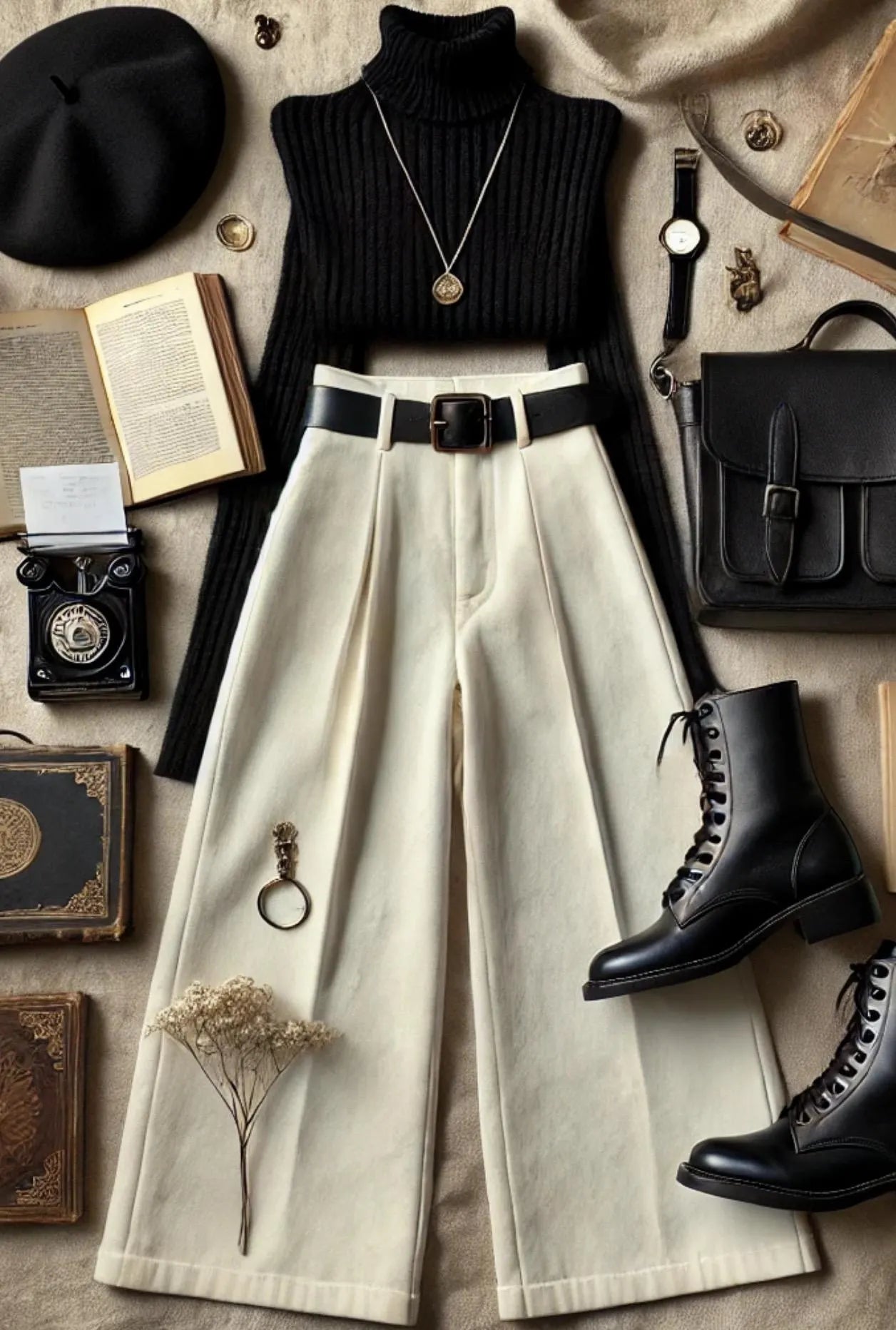 Dark academia Curated clothing Style Box for Sustainability, styled by a 30 year designer, dark academia decor scholastic academia
~ Women’s Size MEDIUM
