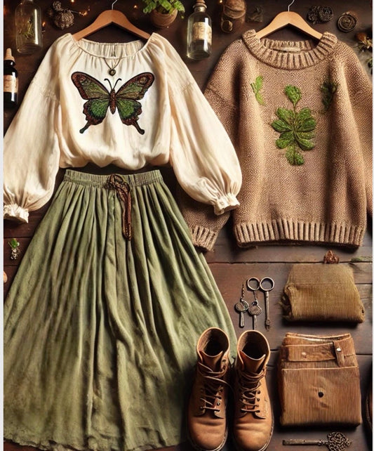 Spring cottagecore thrift bundle, clothing bundles,