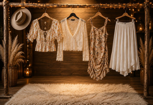 Boho romantic cottagecore Pre-made thrift bundle