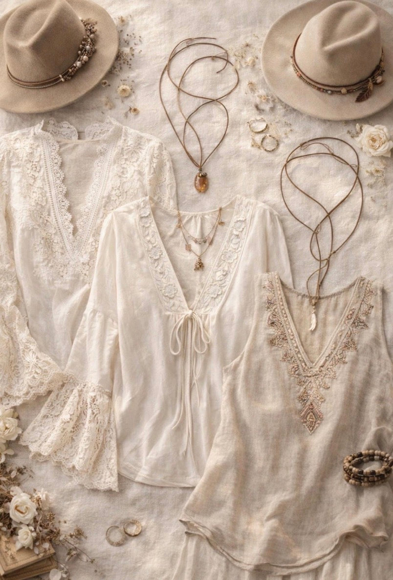 Boho hippie festival Thrift Bundle boho | Western Bohemian Style Box size medium