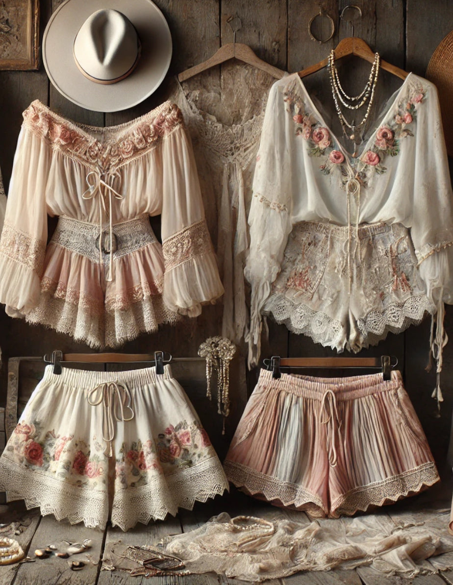 Boho chic thrift bundle, bohemian chic clothing Small