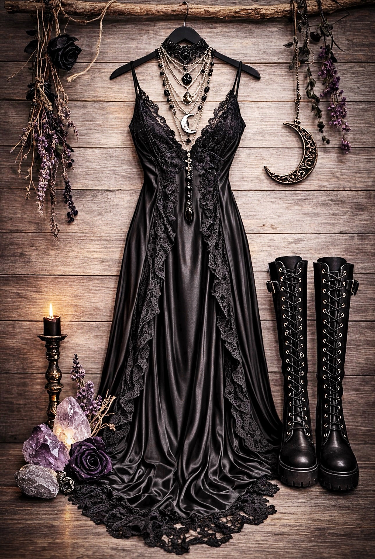 Fairycore Thrift Bundle | Dark Fairy Goth Outfit