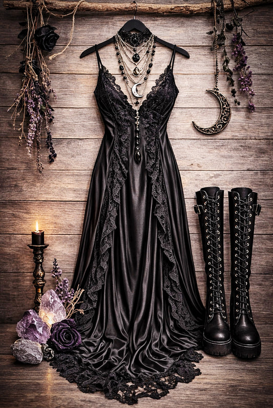 Fairy Goth fairycore Magic bundle, thrift style box witchy aesthetic style bundle, whimsi witchy True Rebel Clothing - Women’s size small