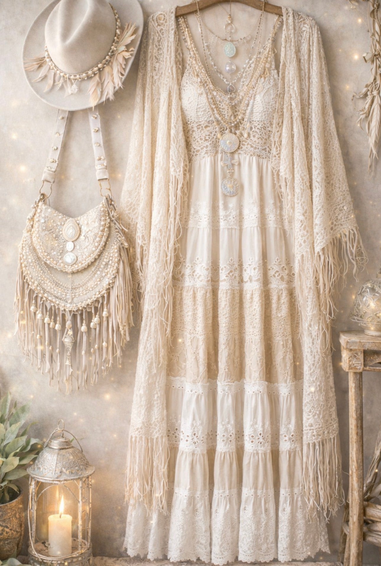 Festival boho bundle, white witch coven festival curated bundle clothi – True Rebel Clothing