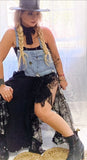 XL boho chic lace maxi dress, bohemian gypsy, True Rebel Clothing