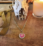 Chanel button 20 inch necklace, designer chic