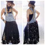 XL boho chic lace maxi dress, bohemian gypsy, True Rebel Clothing