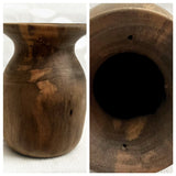 Gorgeous artisan made, wooden vase
