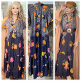 Boho Vibes in this Stunning Anthropologie Dress, boho fall dress, medium