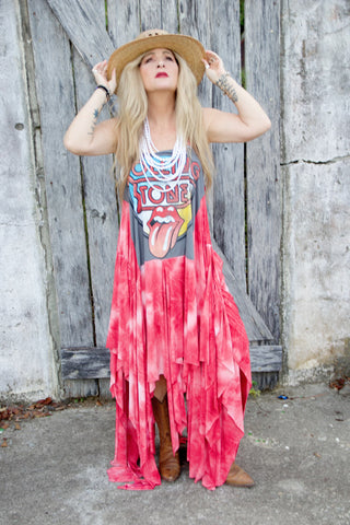Rolling stone maxi dress, festival looks for fall