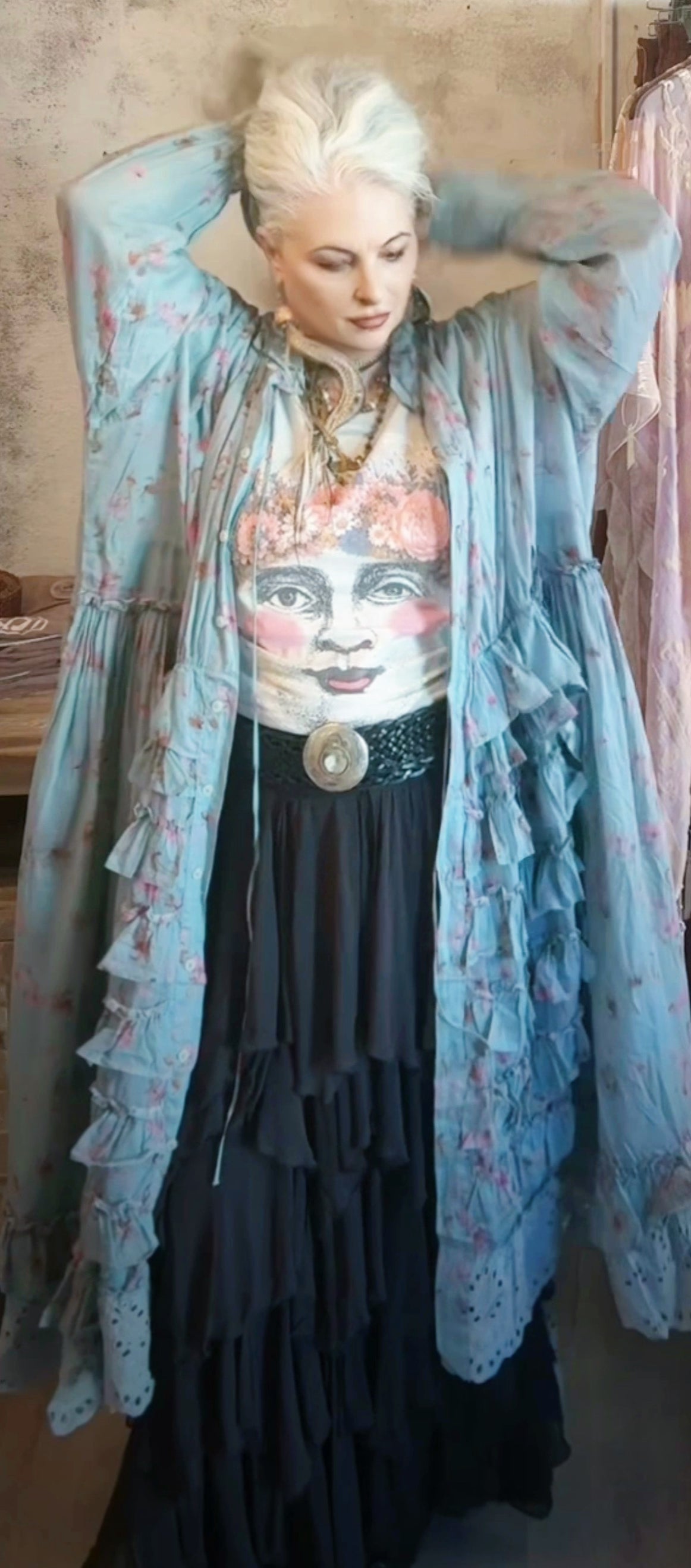 Whispering Blooms Duster