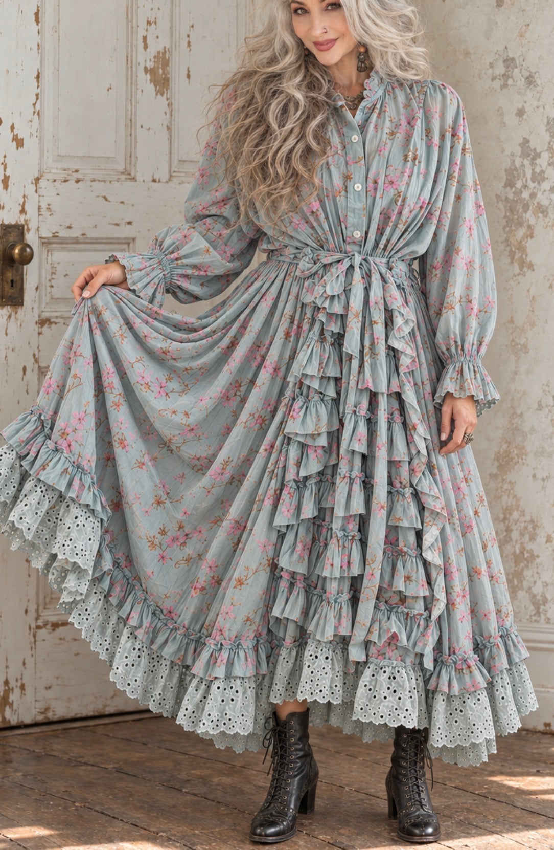 Whispering Blooms Duster