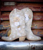 Shabby lovers country cowboy, boho cowgirl, size 7.5 True Rebel Clothing