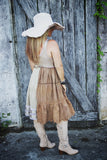 Bohemian vintage slip sundress M